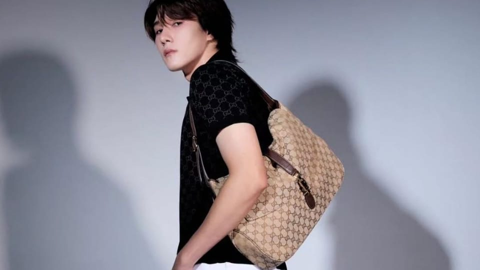 The Gucci Jackie Flap Is Becoming the Heartthrob’s New Go-To Bag